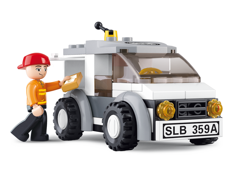 Klocki SLUBAN Aviation dostawczy 75 el. M38-B0359