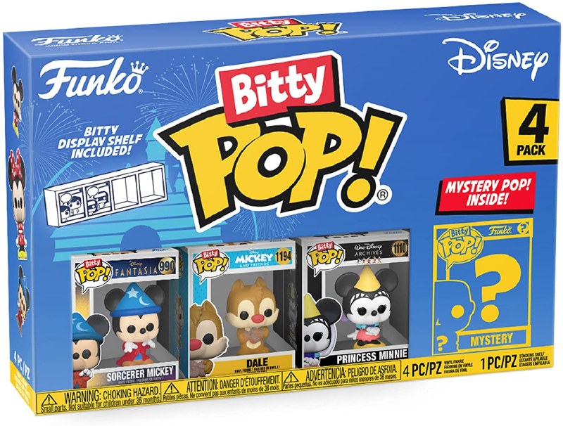 Funko Bitty POP! Disney Classic Sorcerer 2cm 4pak