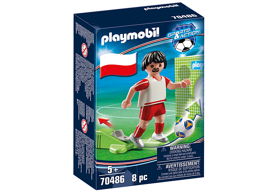 PLAYMOBIL 70486 Sports & Action Player Polska 8el