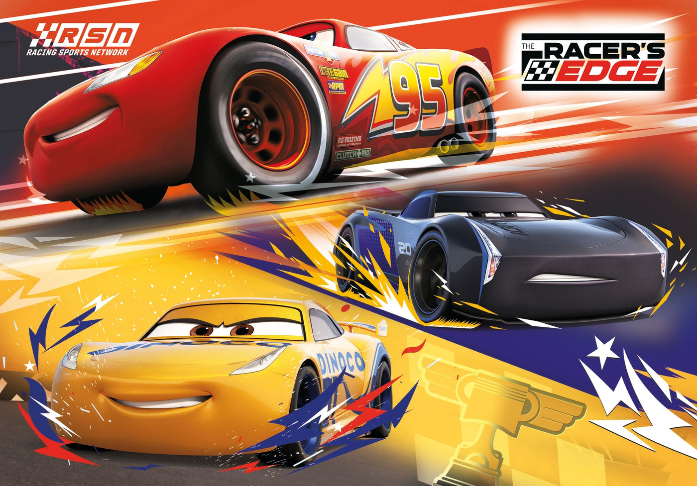 PUZZLE Clementoni Cars Racer Edge 15 el. E