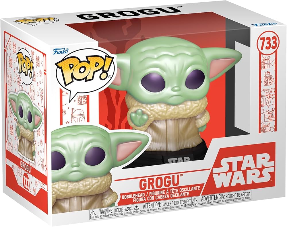 Figurka kolekcjonerska Funko POP! Star Wars Holiday Grogu 733