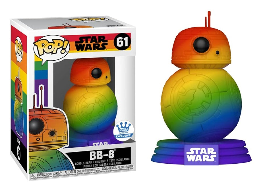 Funko POP! Star Wars Droid BB-8 61 rainbow Exclusive