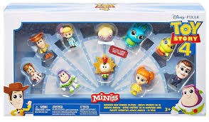 Toy Story 4 Zestaw Figurek kolekcjonerskich minis Disney Pixar Mattel 10pak