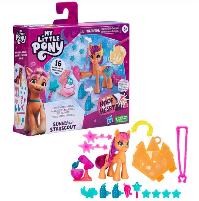 Hasbro Zestaw figurek My Little Pony Sunny Starcout akcesoria 19cm