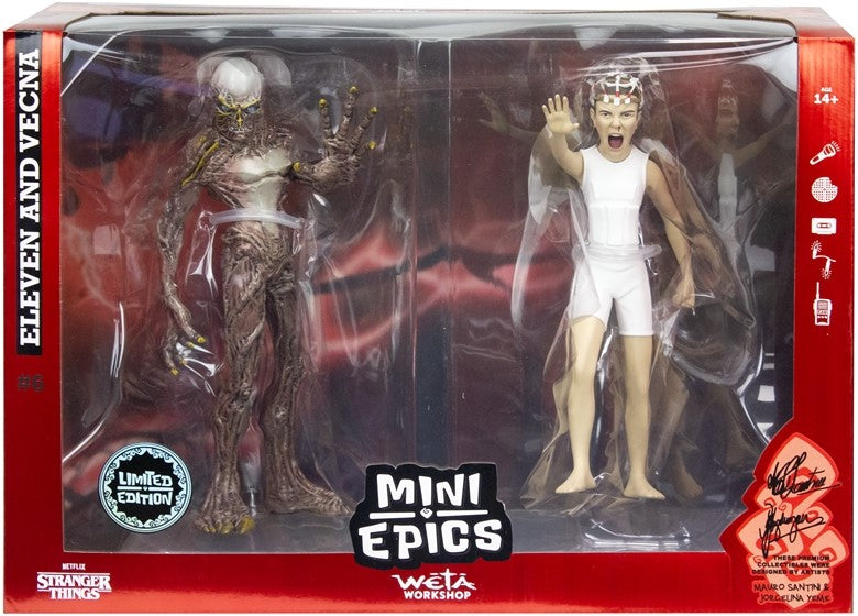 Stranger Things figurki Vecna i Eleven 16cm LE 2pak