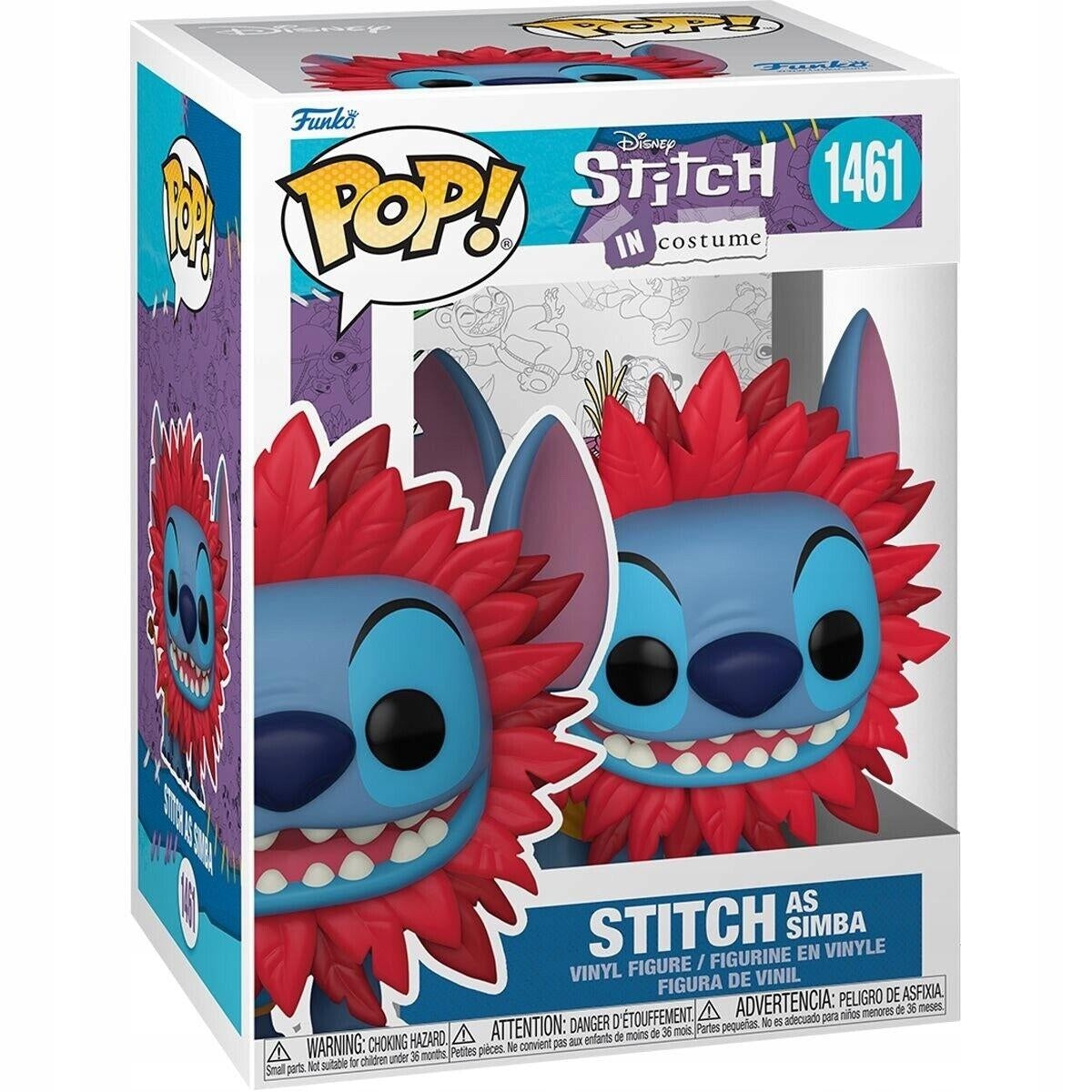 Funko POP! Disney Stitch as Simba 1461 figurka