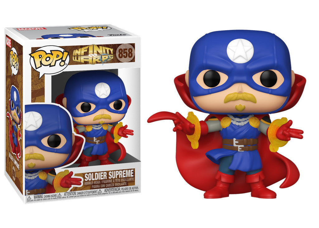 Funko POP! Infinity Warps Soldier Supreme 858 glow in the dark