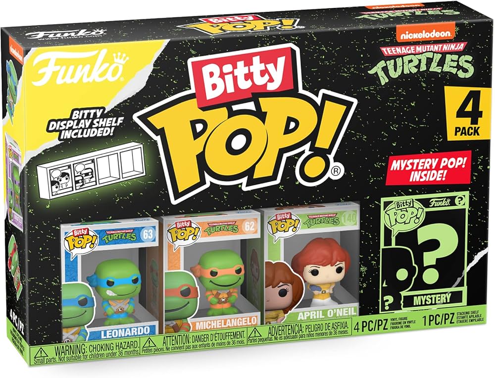 Funko Bitty POP! TMNT Turtles Leonardo 2cm 4pak
