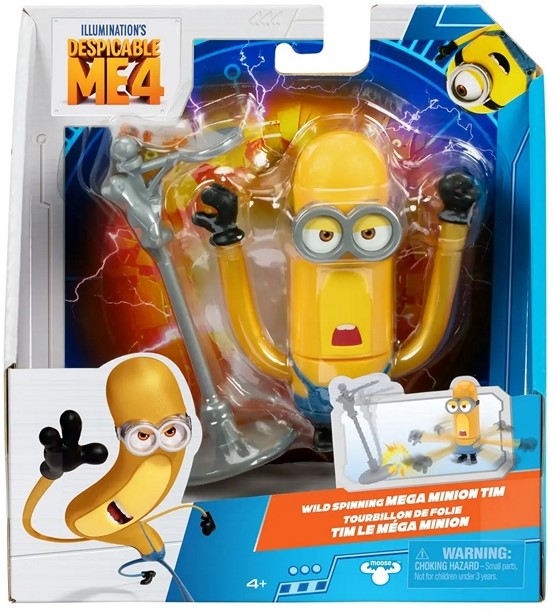 Zestaw Despicable Me 4 Wild Spinning Mega Minion Tim 10cm