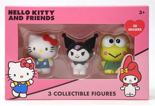 Hello Kitty 3D Erasers Gumki Keromi 3pak
