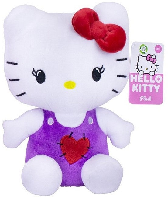 Hello Kitty and Friends Maskotka Pluszak Kotek Fioletowa Sukienka 23cm