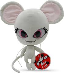 Maskotka z bajki Miraculous Biedronka i Czarny kot Kwami Mullo 24cm