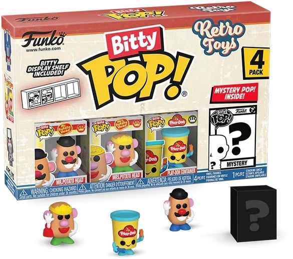 Funko Bitty POP! Retro Toys Mr. Mrs. Potato Play-Doh 2cm 4pak