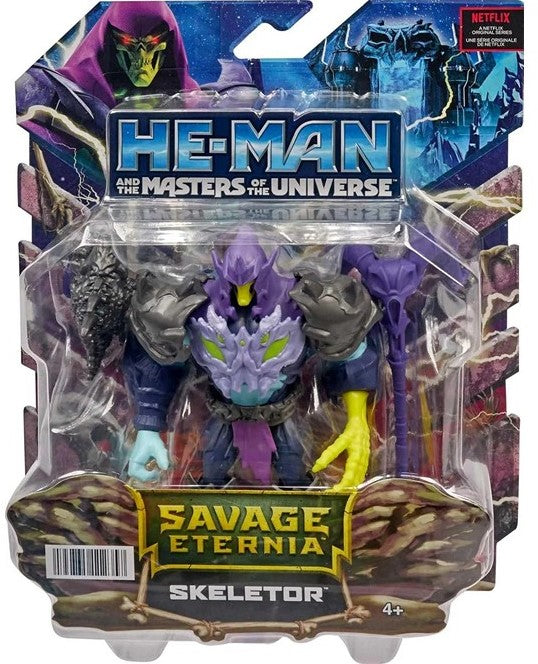Masters of The Universe Savage Eternia He-Man Skeletor figurka 14cm