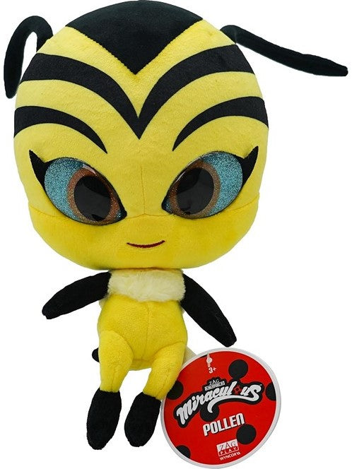 Maskotka z bajki Miraculous Biedronka i Czarny kot Kwami Pollen 24cm