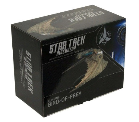 Model kolekcjonerski statku Eaglemoss Star Trek Discovery Klingon Bird of Prey 20cm