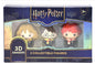 Harry Potter Ron Hermiona 3D eraser gumka 3pak