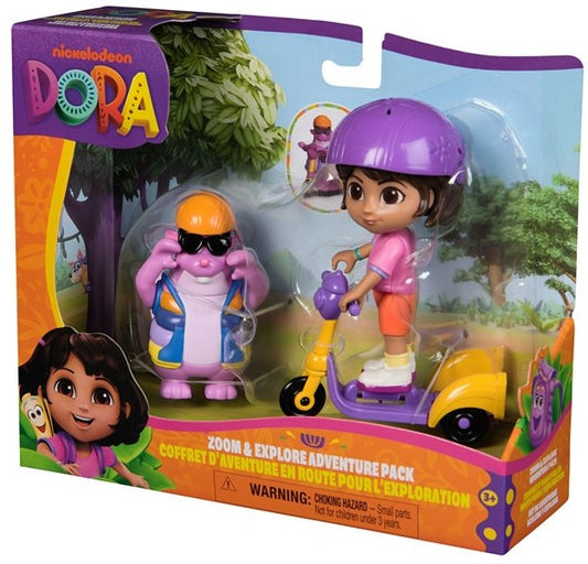 Zestaw figurek Dora Zoom & Explore Adventure Dora i Tico 9cm