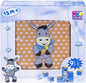 Happy People Wooden puzzle klocki 9pcs blue