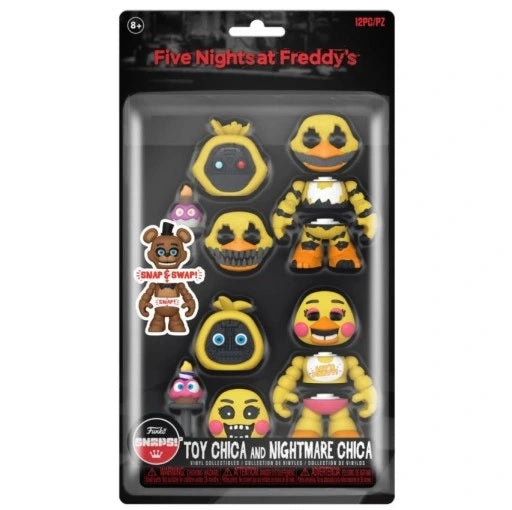 Funko Snaps! FNAF Toy Chica and Nightmare 10cm 2pak