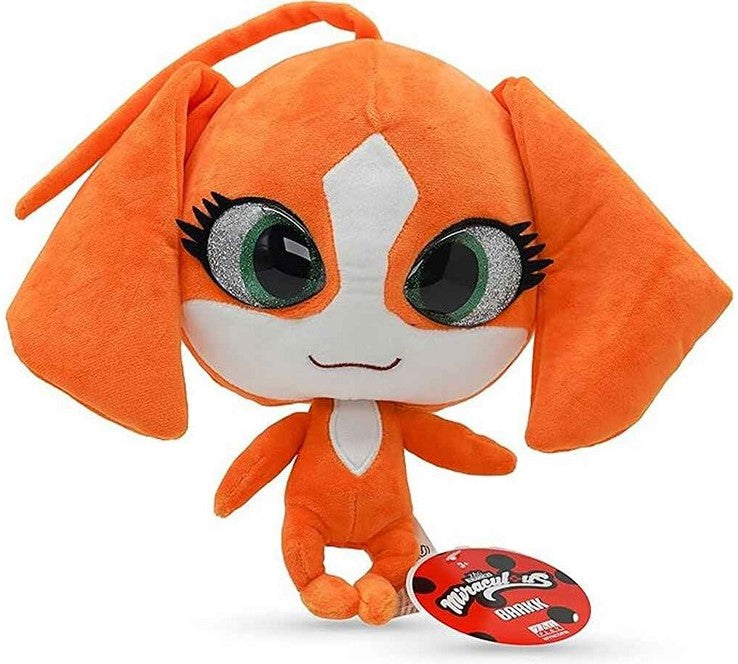Maskotka z bajki Miraculous Biedronka i Czarny kot Kwami Barkk 24cm
