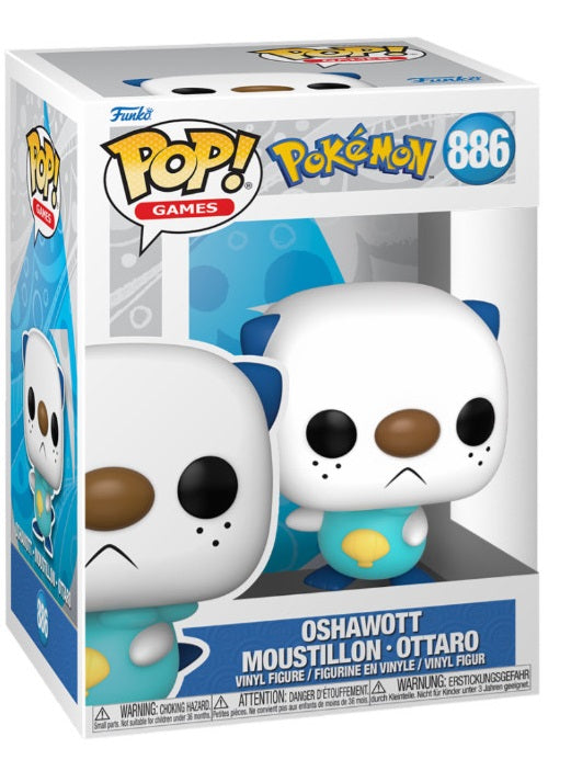 Funko POP! Pokemon Oshawott Moustillon Ottaro 886 figurka kolekcjonerska