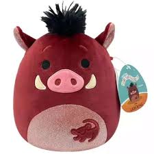 Maskotka Squishmallows Disney Król Lew Pumbaa miękka przytulanka 20cm
