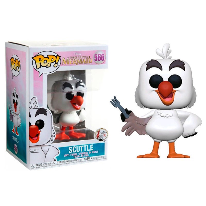 Funko POP! Animation Little Mermaid Scuttle w/Fork 566