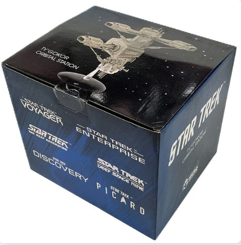 Model kolekcjonerski statku Eaglemoss Star Trek Ty Gokor Orbital Station 20cm