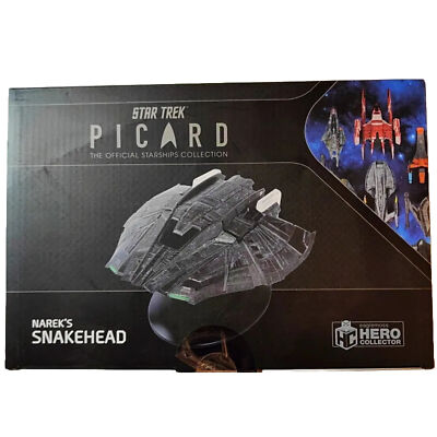 Model kolekcjonerski statku Eaglemoss Star Trek Picard Narek's Snakehead 14x12cm