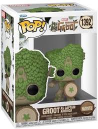 Funko POP! Marvel WAG Captain America Groot 1392