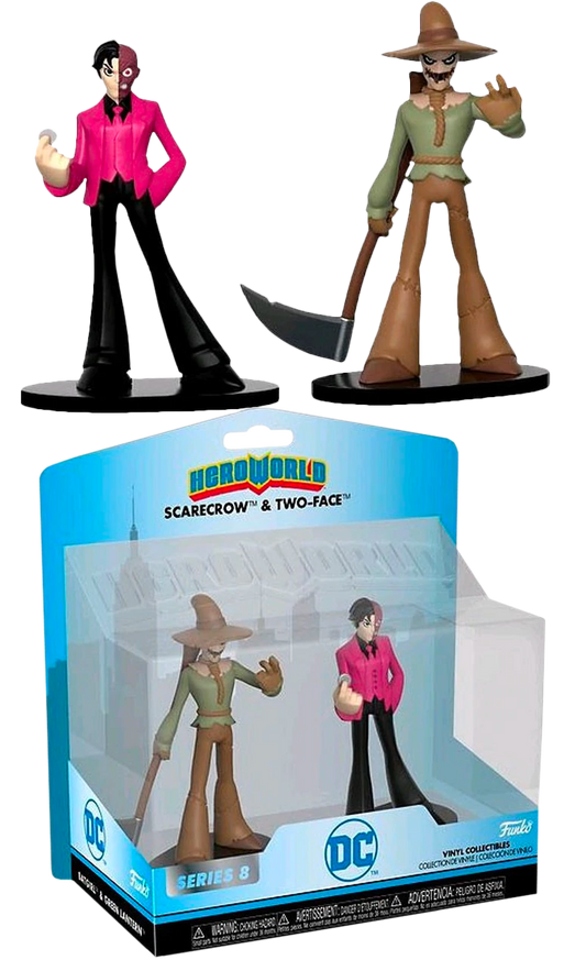 FUNKO Heroworld 2pak Scarecrow & Two Face