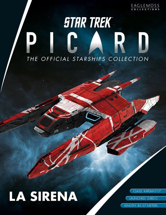 Model kolekcjonerski statku Star Trek Picard La Sirena Starship 23cm