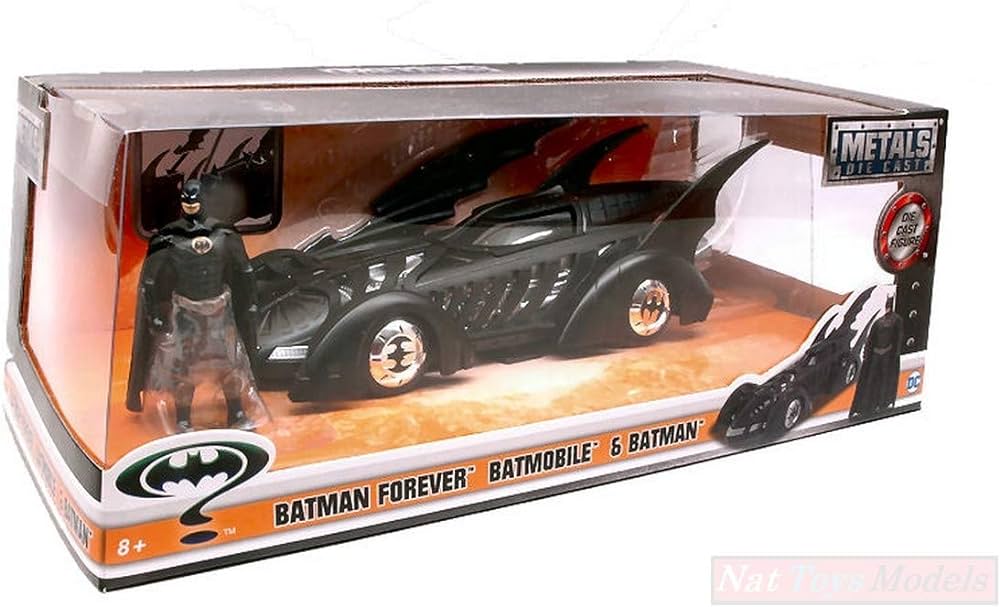 JADA Metal DC Comics Batman BATMOBILE 1:24 Forever