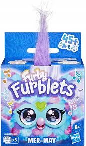 Maskotka interaktywna zwierzątko Furby Furblets Mer May śpiewa tańczy plusz Furbiś klips