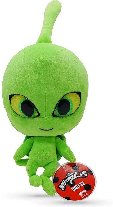 Maskotka z bajki Miraculous Biedronka i Czarny kot Kwami Wayzz 24cm