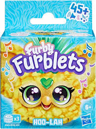 Maskotka interaktywna zwierzątko Furby Furblets Hoo Lah śpiewa tańczy plusz Furbiś klips