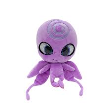 Maskotka z bajki Miraculous Biedronka i Czarny kot Kwami Nooroo 24cm