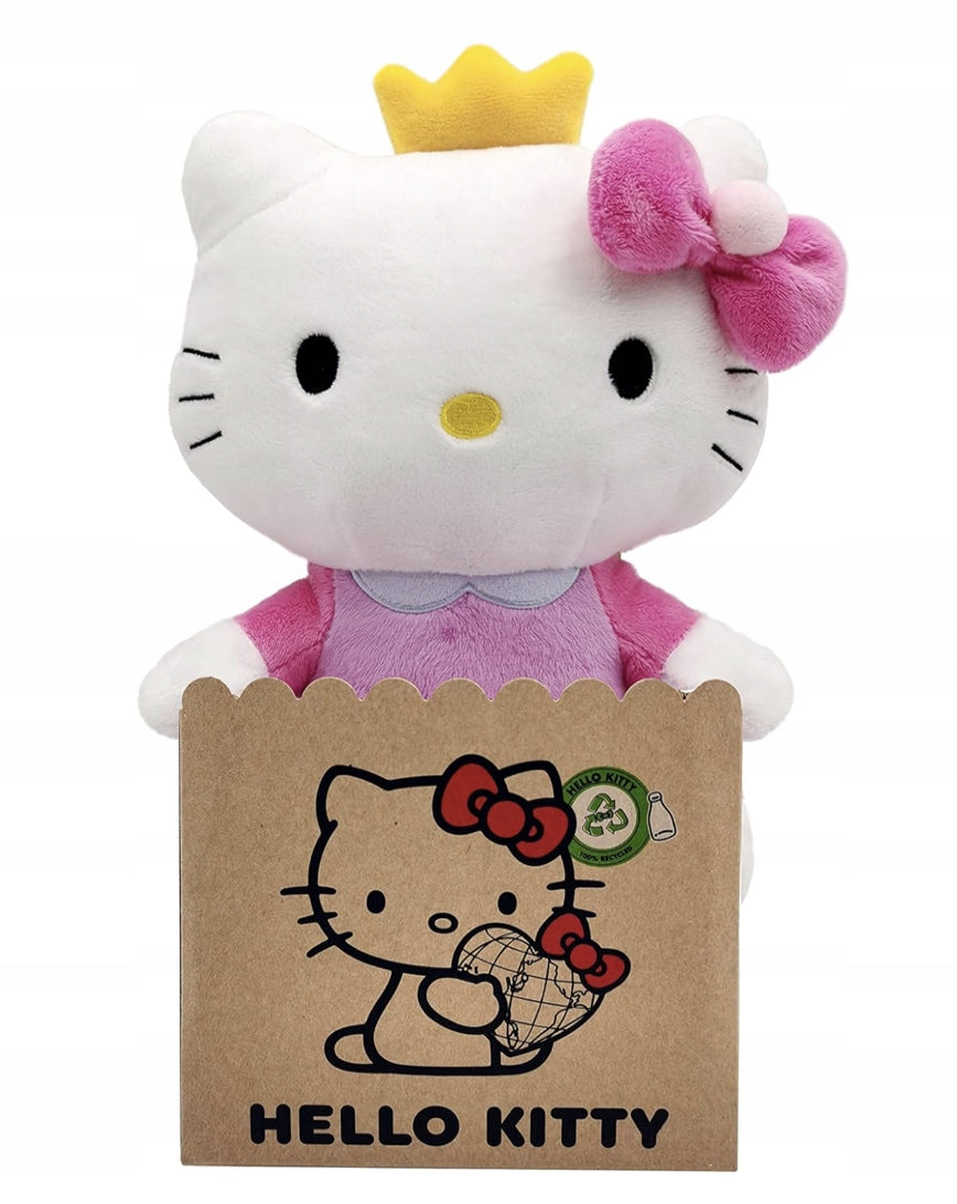 Hello Kitty Maskotka Kotek Pink Dress Giftbag 27cm